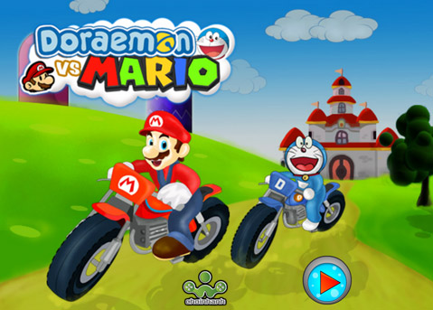 Game Doraemon đua Mario | Game đua xe 